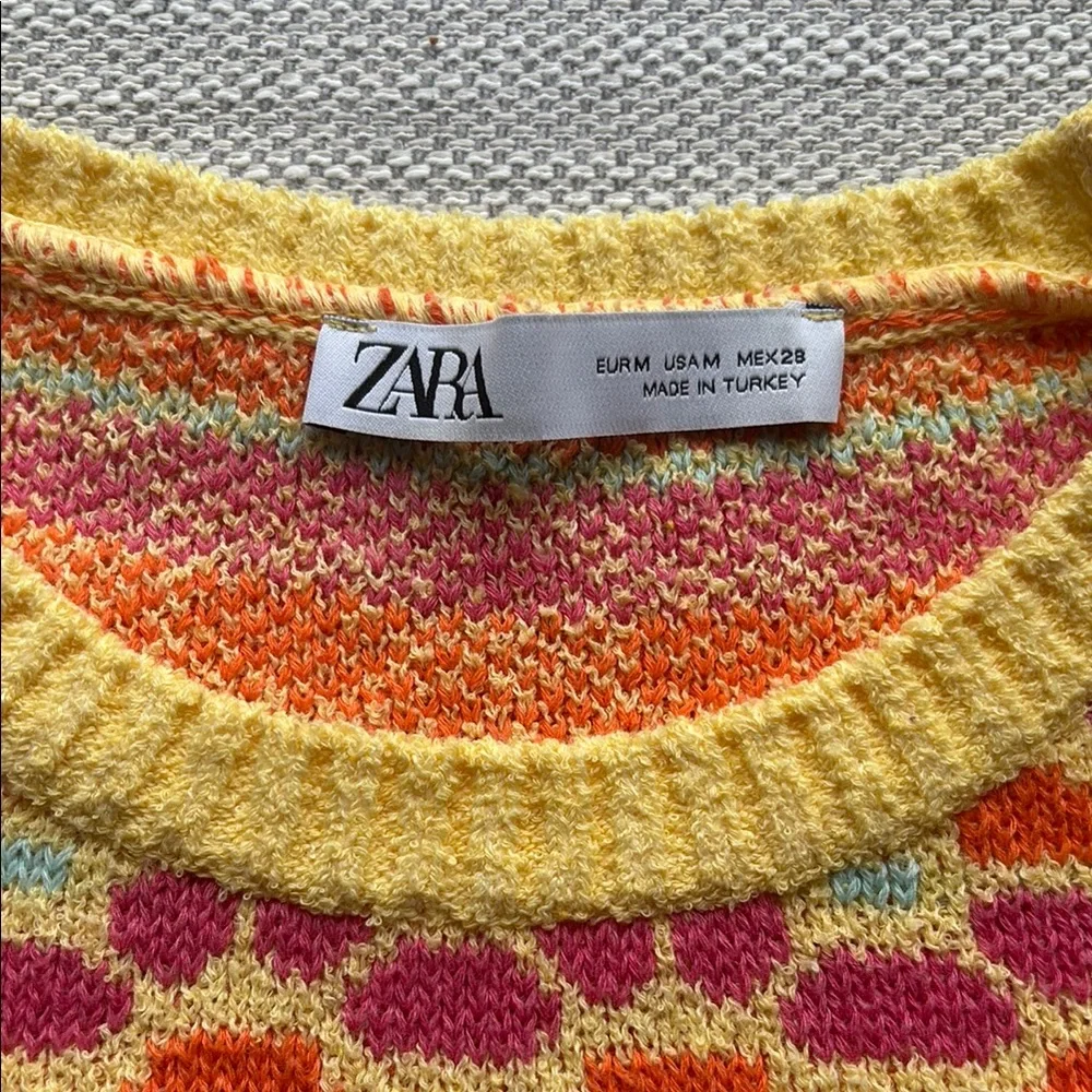 Zara Multicolor Knit Tank Top - Picture 2 of 6